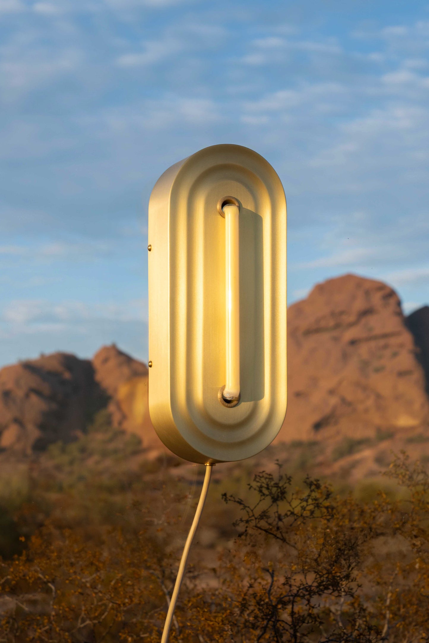 Ripley Introvert Sconce - Soft Brass
