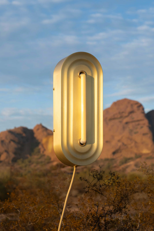 Ripley Introvert Sconce - Soft Brass